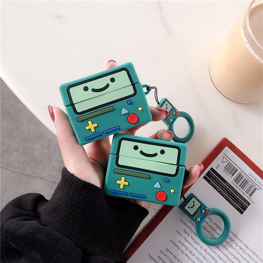 Vỏ Bảo Vệ Hộp Sạc Tai Nghe Airpods 1 2 3 pro Bằng Silicon Họa Tiết Hoạt Hình Adventure Time Dễ Thương