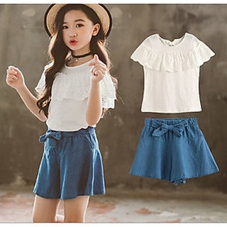 Bộ đùi giả váy cho bé gái từ 3 đến 14 tuổi phong cách hàn quốc