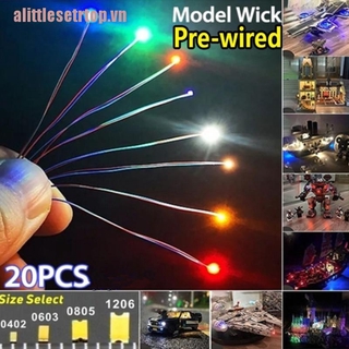 Set 20 điốt đèn led SMD 0402 # 0603 # 0805 # 1206 #