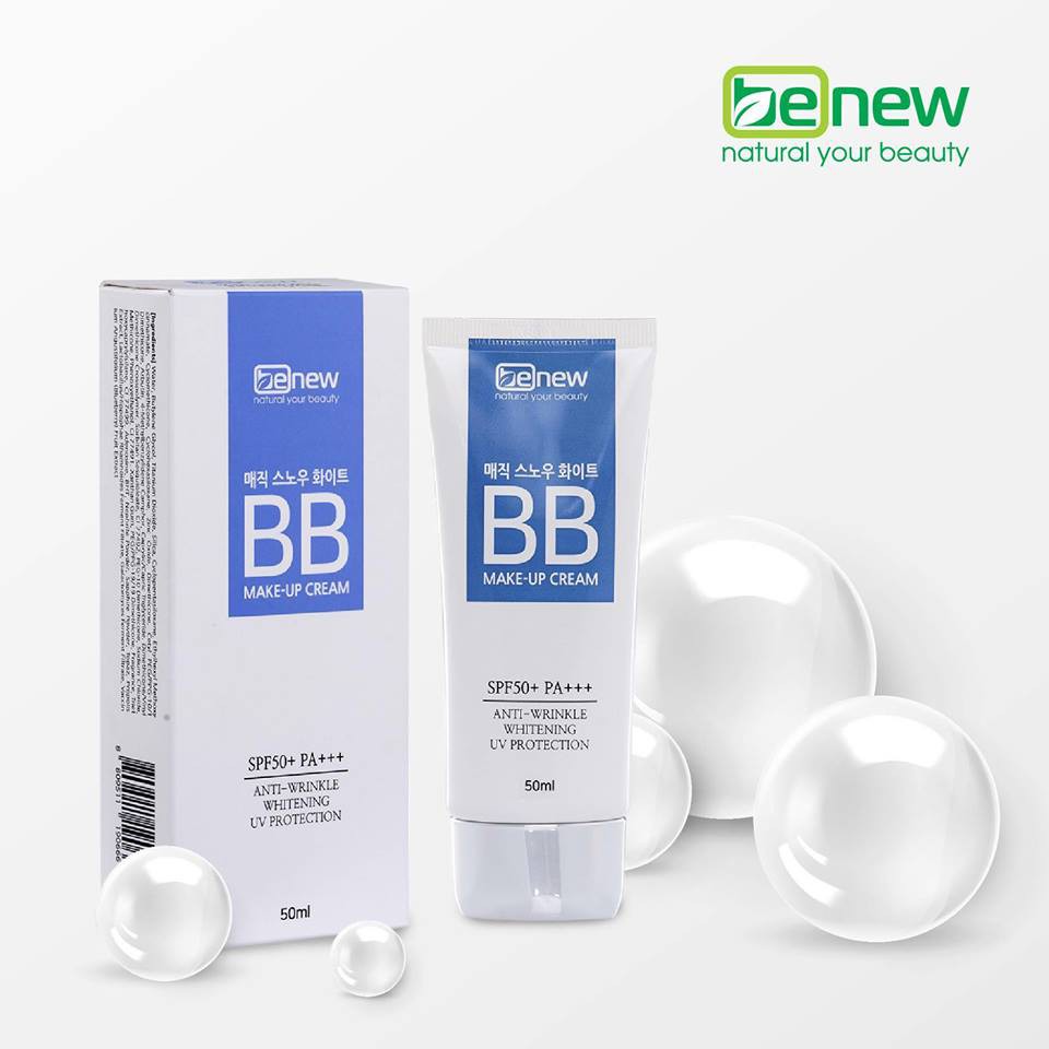 Kem trang điểm, chống nắng BB Benew Magic Snow White Hàn Quốc