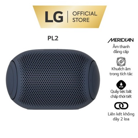 Loa Bluetooth Di Động LG Xboomgo PL2 - Hàng Chính Hãng - Màu Xanh Đen