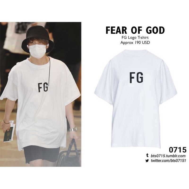 🔥BÁN CHẠY🔥Áo thun in hình BTS FG Tshirt Fear of God | BTS Jimin Jungkook Suga Jhope Jin độc chất