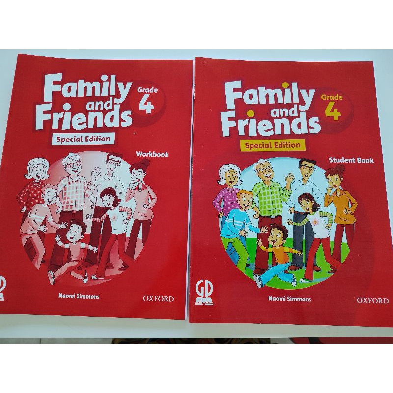 Bộ Sách Family and Friends 4 Special Edition (student book + workbook) sách học sinh (phiên bản tỉnh)