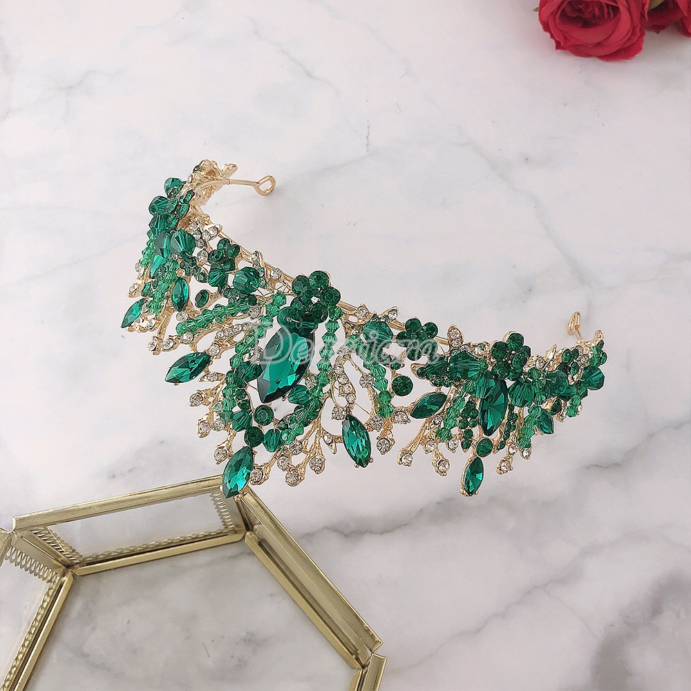 Cài Tóc Hình Vương Miện Đính Đá Thời Trang