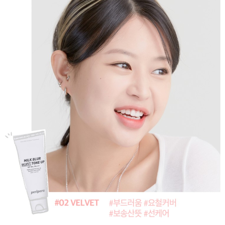 [PERIPERA] Kem nâng tone cho da nhạy cảm- Milk Blur Tone Up Cream - 3 Màu | BigBuy360 - bigbuy360.vn