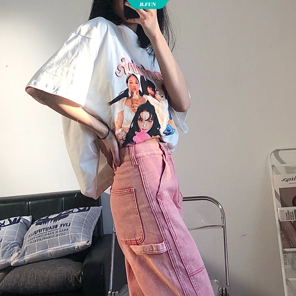 Áo Thun Cotton In Hình K-Pop Thời Trang Hàn Quốc 2022 Dành Cho Nam Nữ