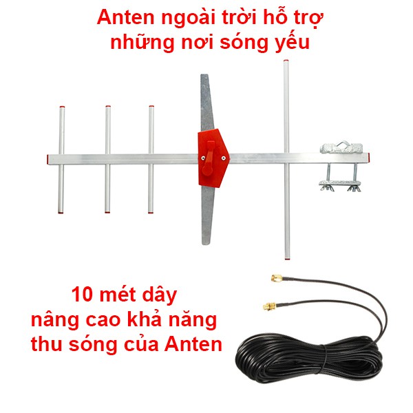 Bộ chuyển đổi sóng truyền hình cho tivi thường DVB T2 HKD MS 01 T2