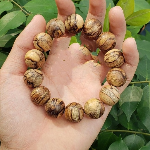 Vòng Tay Trầm Hương - Trầm Tốc Bông Tự Nhiên - Trầm Tốc Việt 10mm, 12mm, 14mm, 16mm, 18mm - Vòng Tay Phong Thủy