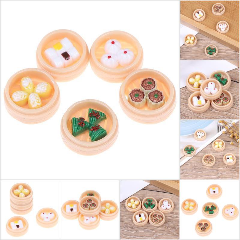 [HoMSI] 5pcs Food DIY Mini Miniature Fairy Garden Ornament Craft Dollhouse Accessories SUU