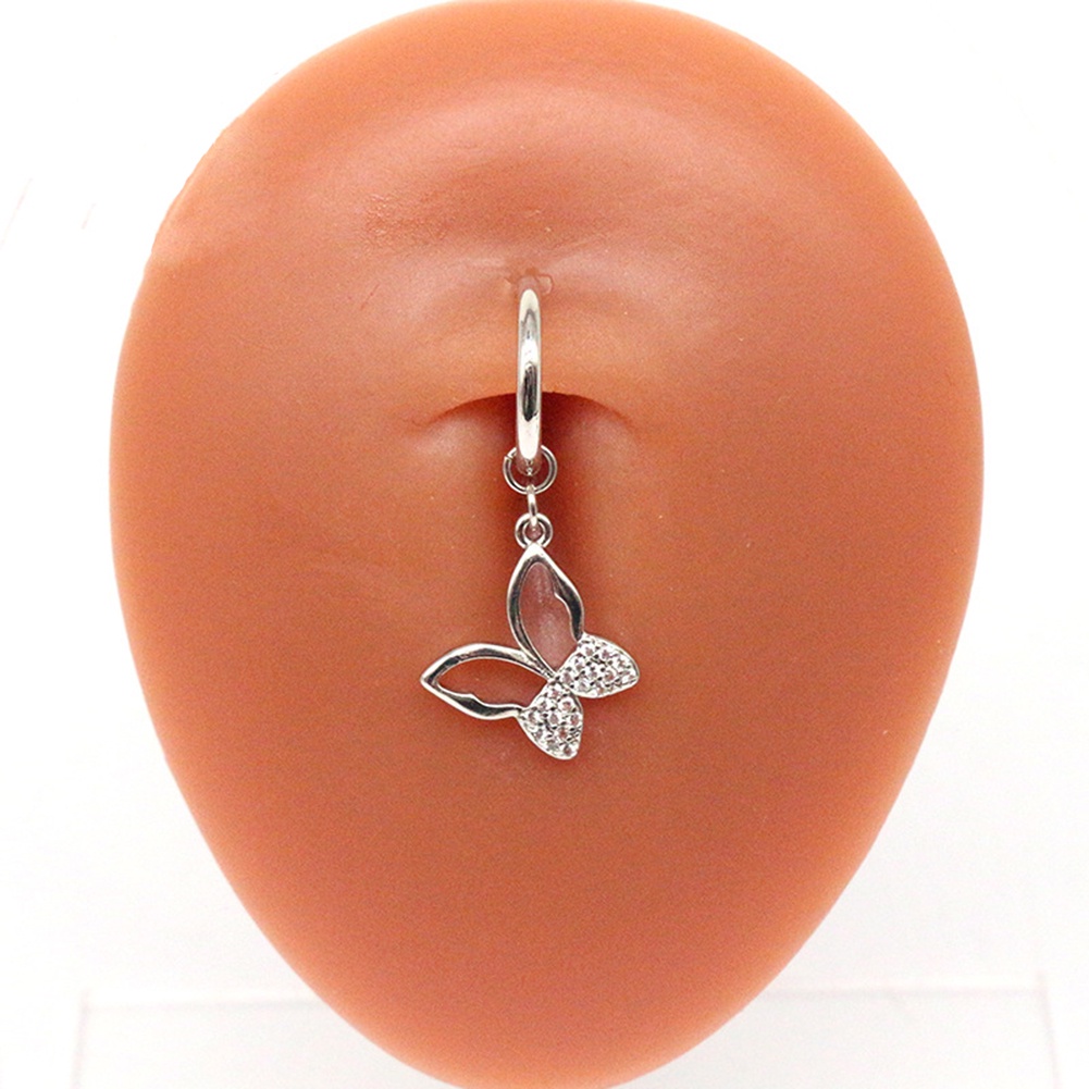 Khuyên Rốn Hình Bông Hoa Đính Đá Sang Trọng Cho Nữ