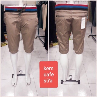 Quần sọt nam kaki lưng thun