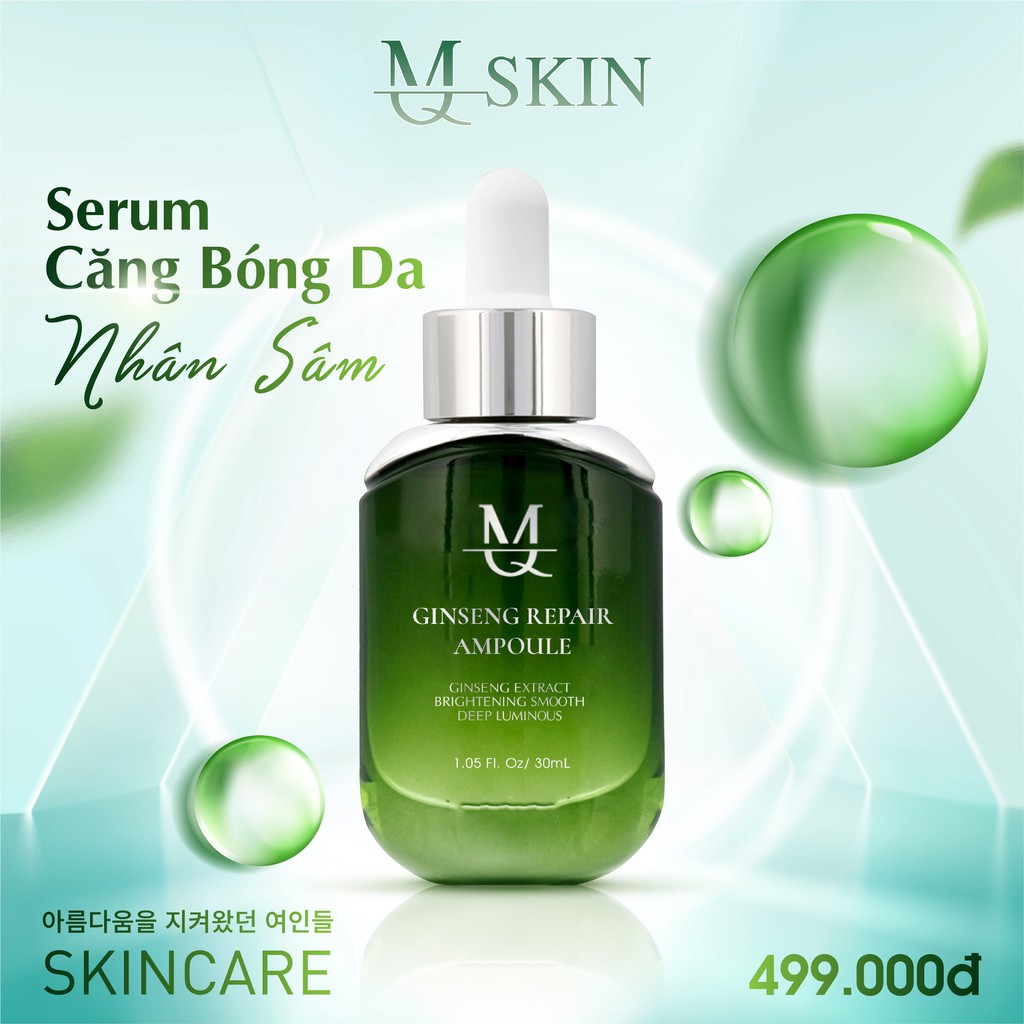 MQ SKIN Korean Ginseng Ampoule - Tinh Chất Serum giúp dưỡng căn bóng da