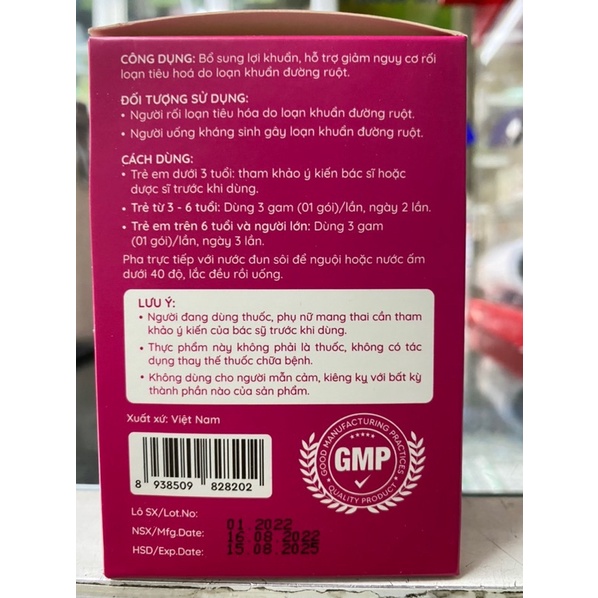 Men tiêu hoá khoẻ đường ruột cho bé và người lớn BIOTUMMY mẫu mới