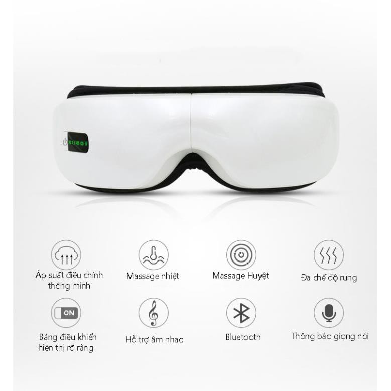 Máy massage mắt Eye Care - Khí nén - Nhiệt - Kết nối Bluetooth
