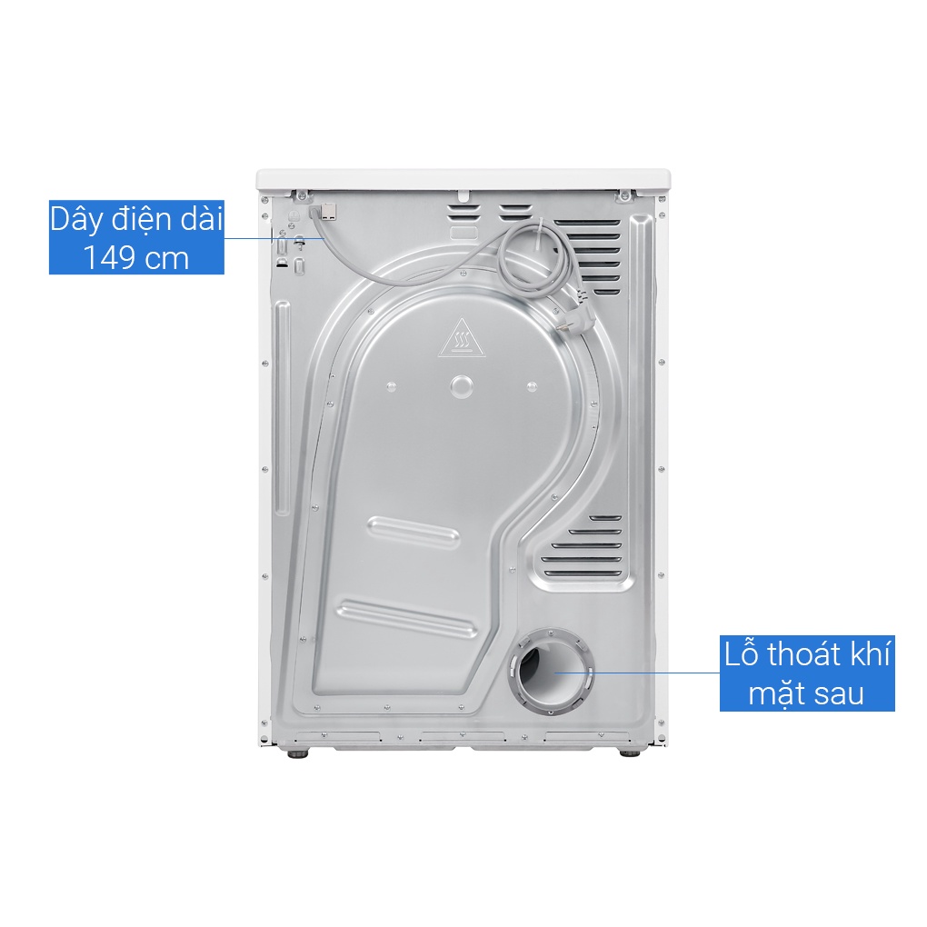 Máy sấy thông hơi Beko 8 Kg DA8112RX0W 2020 - Showroom Tivi TPHCM