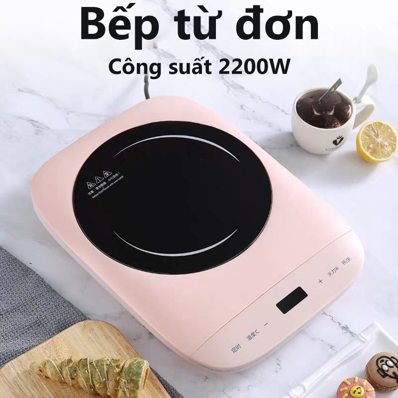 Bếp Từ Đơn Kalas Bếp Điện Từ Loại Tốt Tiết Kiệm Điện Công Suất 2200W Nút Cảm Ứng BH365