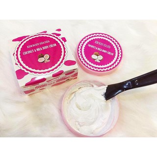 Kem body sữa dừa coconut và milk body cream