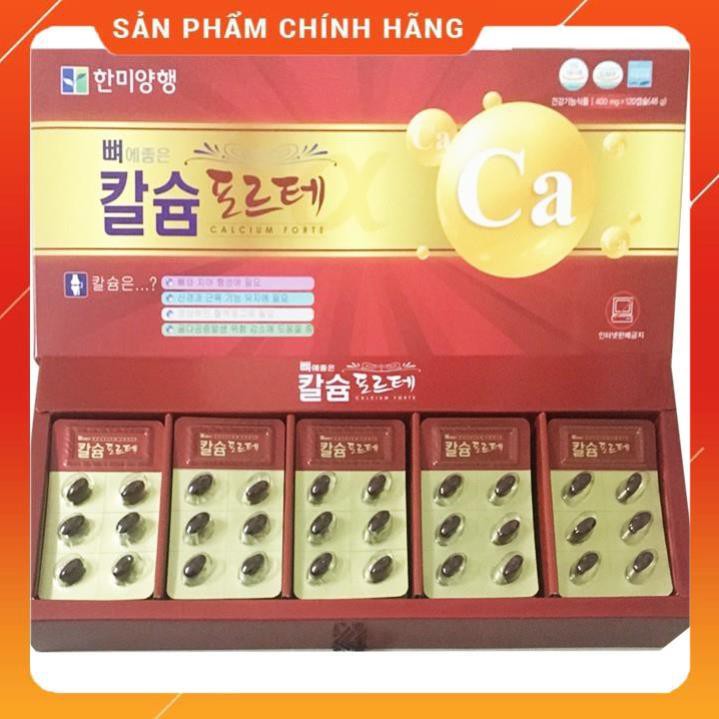 Viên uống bổ sung Canxi chính hãng Hanmi, hộp 120 viên - Viên Canxi hàn quốc