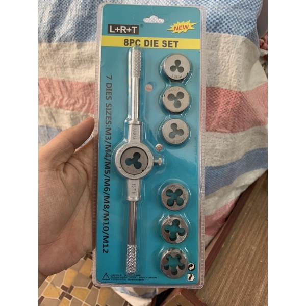 BỘ BÀN VEN, BÀN REN, TARO RĂNG NGOÀI L+R+T 8 MÓN