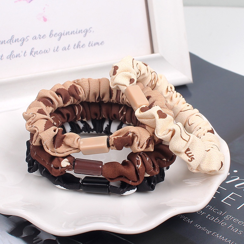 1 Dây Cột Tóc Cao Su Hình Gấu Màu Sắc Ngẫu Nhiên Cho Nữ