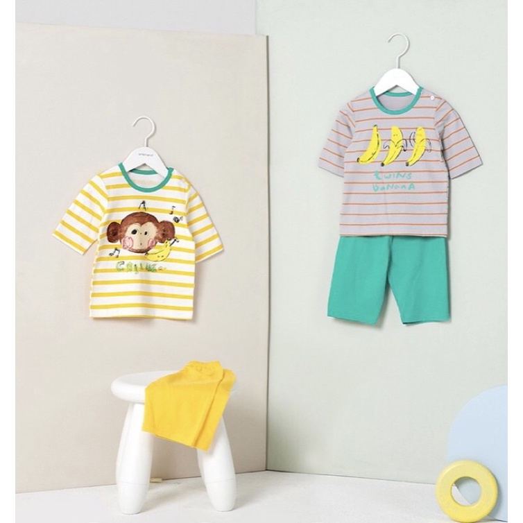 Bộ quần áo trẻ em Unifriend trái cây Organic #madeinkorea