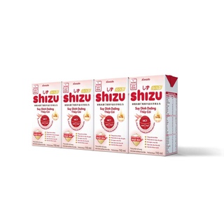 Lốc 4 hộp Sữa Pha sẵn Aiwado Shizu Gold 110ml suy dinh dưỡng thấp còi cho trẻ từ 6 tháng tuổi