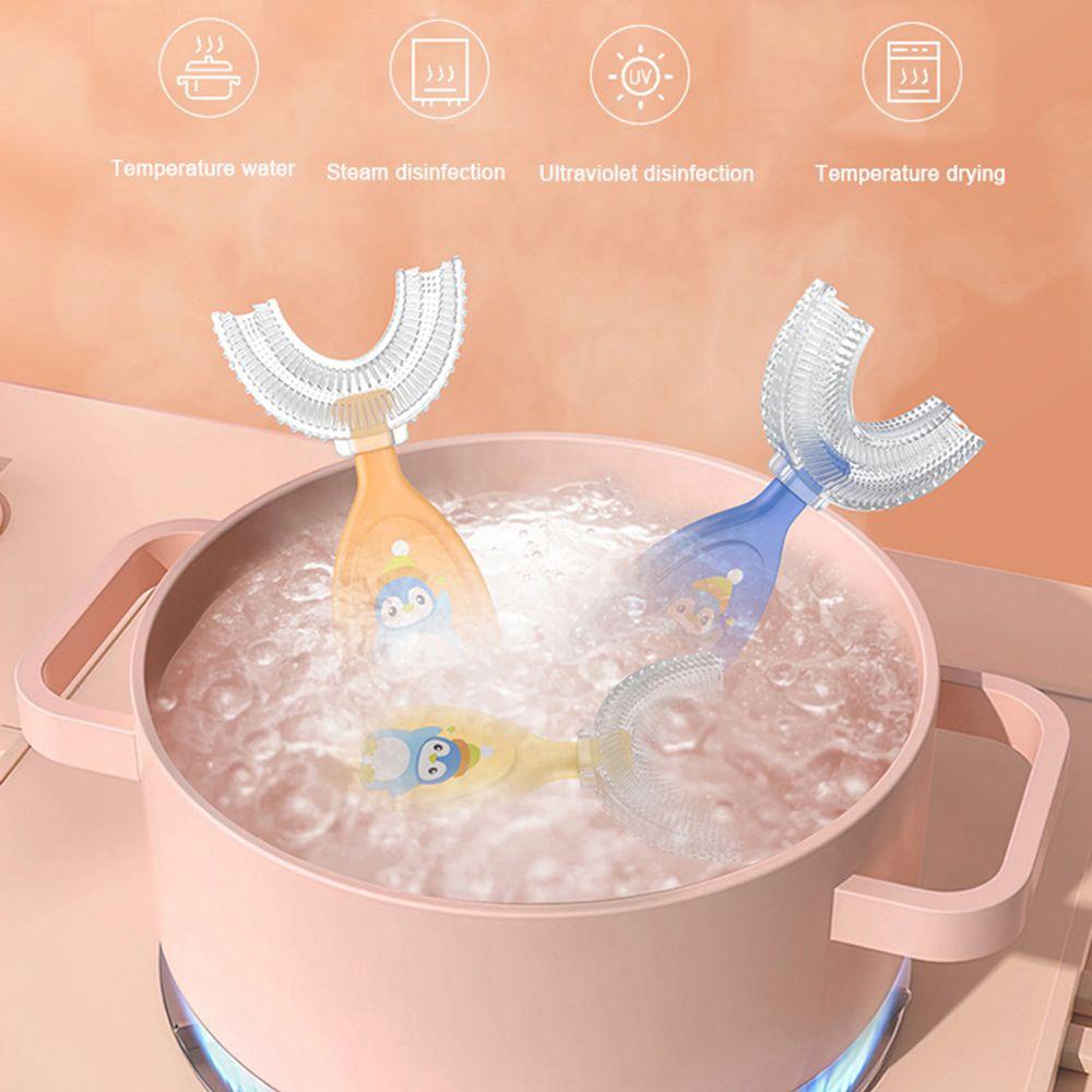 NIUYOU Bàn Chải Đánh Răng Bằng Silicon Mềm An Toàn Dành Cho Trẻ