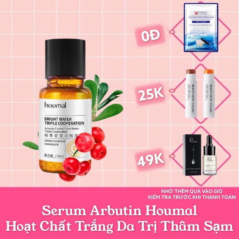 [HOT] ✨TINH CHẤT ARBUTIN DƯỠNG TRẮNG SÁNG DA HOUMAL BRIGHT WATER TRIPLE COOPERATION✨