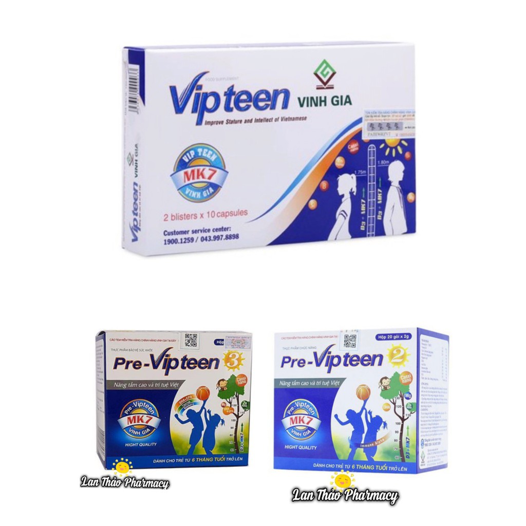 [chính hãng] VIPTEEN giúp trẻ phát triển chiều cao vượt trội giá tốt