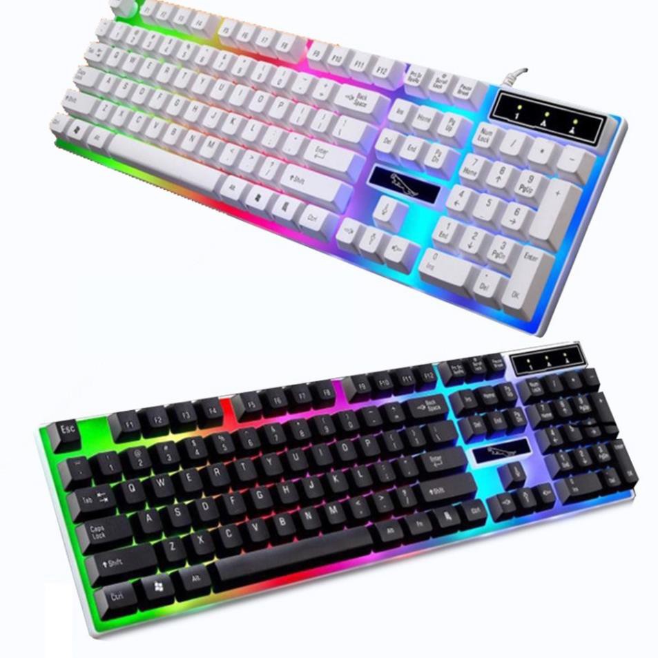 Combo bàn phím + chuột có dây giả cơ chuyên gaming ( Bamba G21 - có LED)