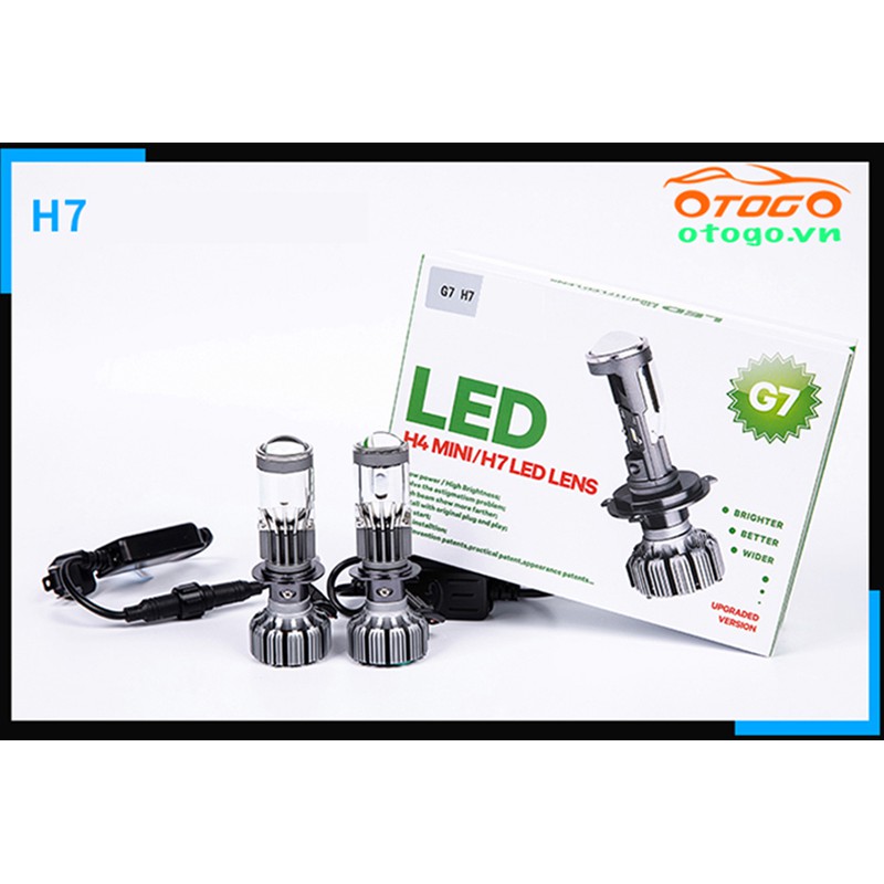 Đèn Led Bi Cầu Mini Chân H7 - 55W Siêu Sáng IPHCAR