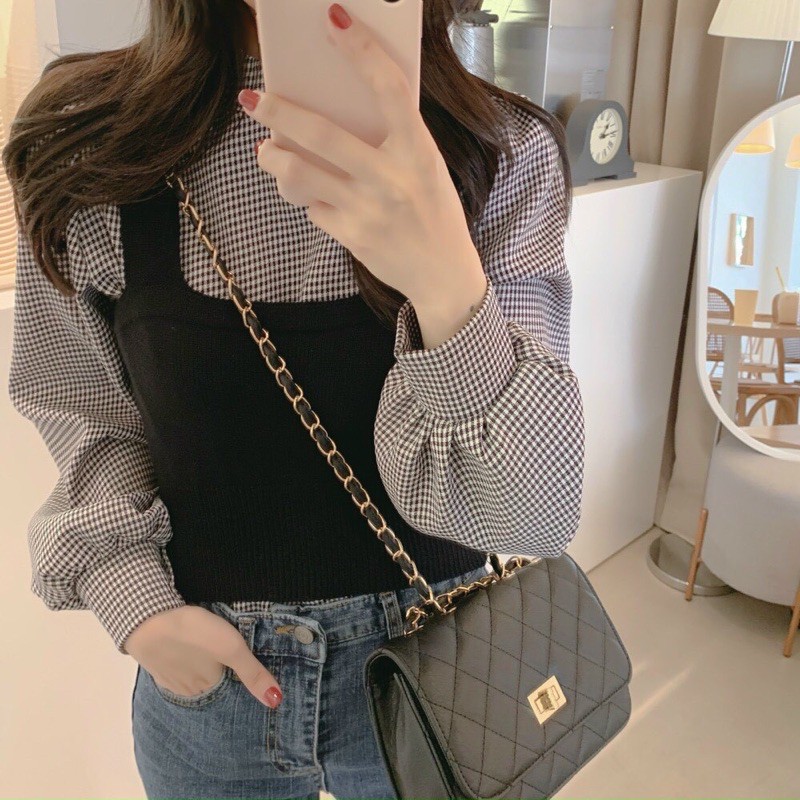 SET ÁO KẺ MIX YẾM