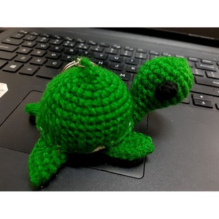 Móc khóa len handmade hình con rùa