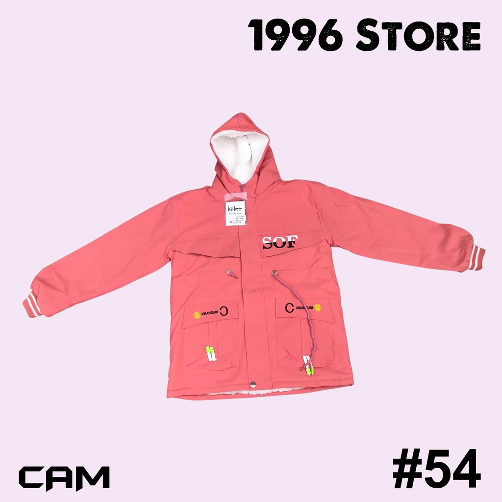 Áo gió cho bé gái lót lông có mũ cao cấp  6-13 tuổi size đại 29-45kg | BigBuy360 - bigbuy360.vn