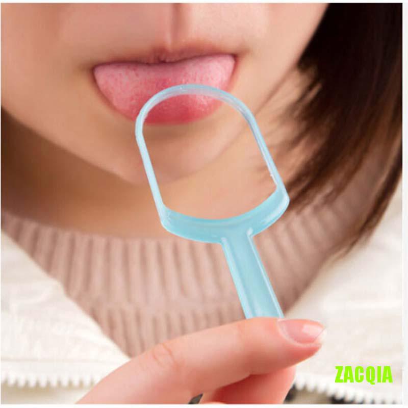 Dụng cụ cạo lưỡi bằng nhựa chăm sóc răng miệng