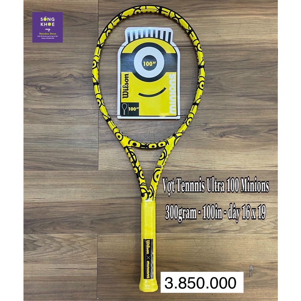 VỢT TENNIS WILSON MINION PHIÊN BẢN GIỚI HẠN {KHÔNG ĐỤNG HÀNG}