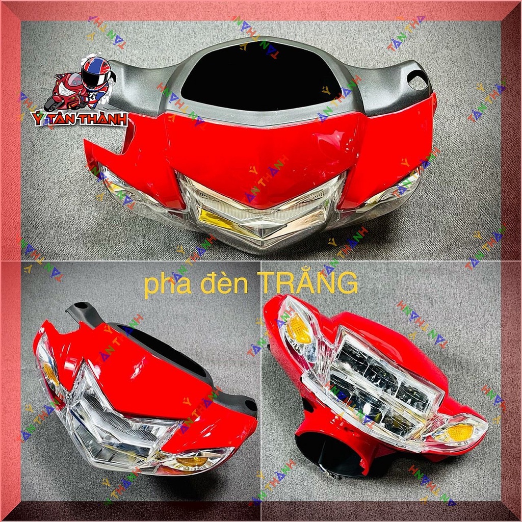 Bộ đầu đèn sirius hello có pha led 2 tầng thắng đĩa MS01