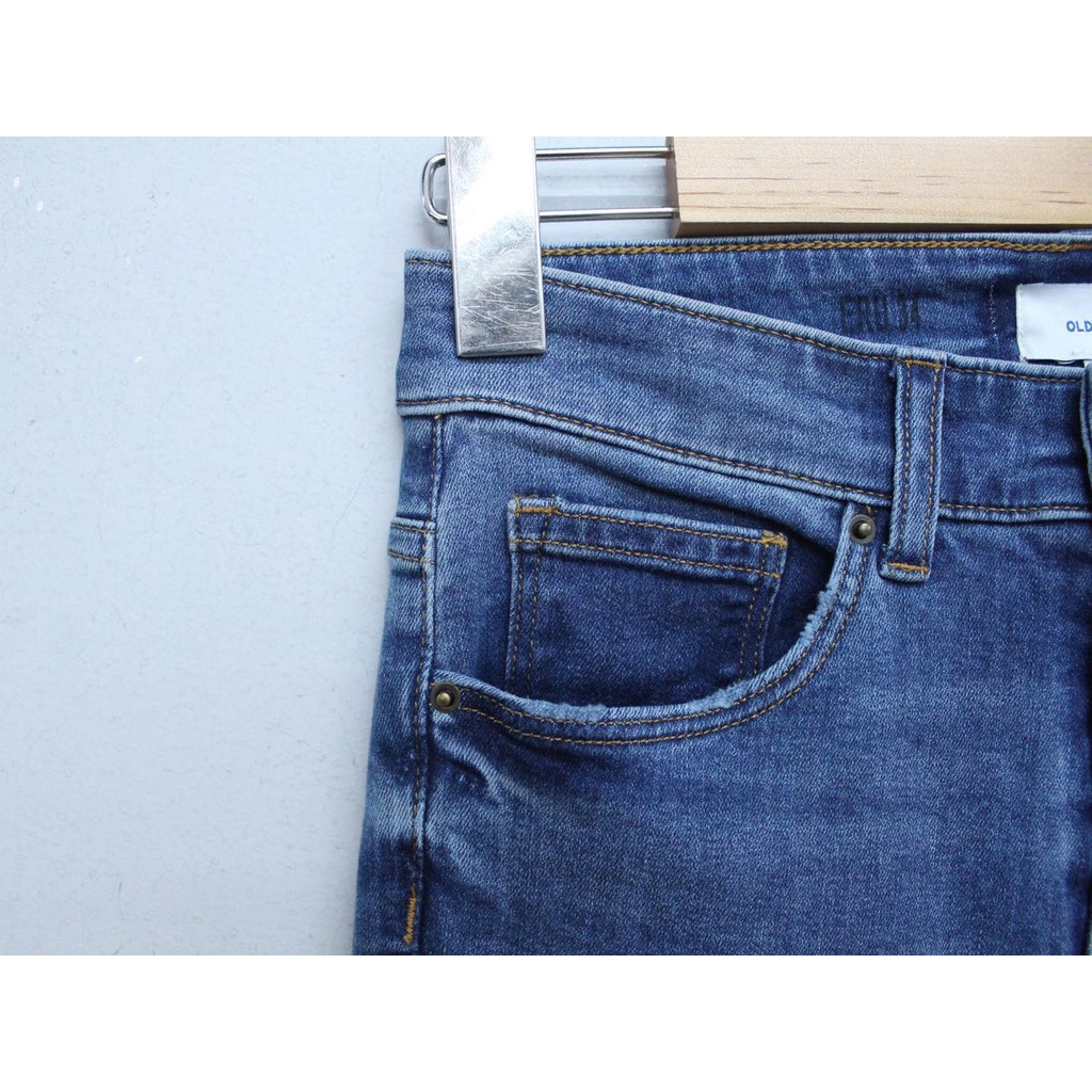 Q9297 - Quần jean dài Old Navy skinny wash, trơn