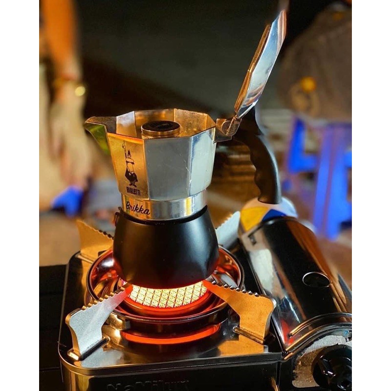 Ấm pha cà phê Bialetti Brikka tiện lợi ấm pha cafe ý 2 cup 2020 Campout A003