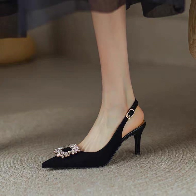 SLINGBACK da lộn đính đá - 1092