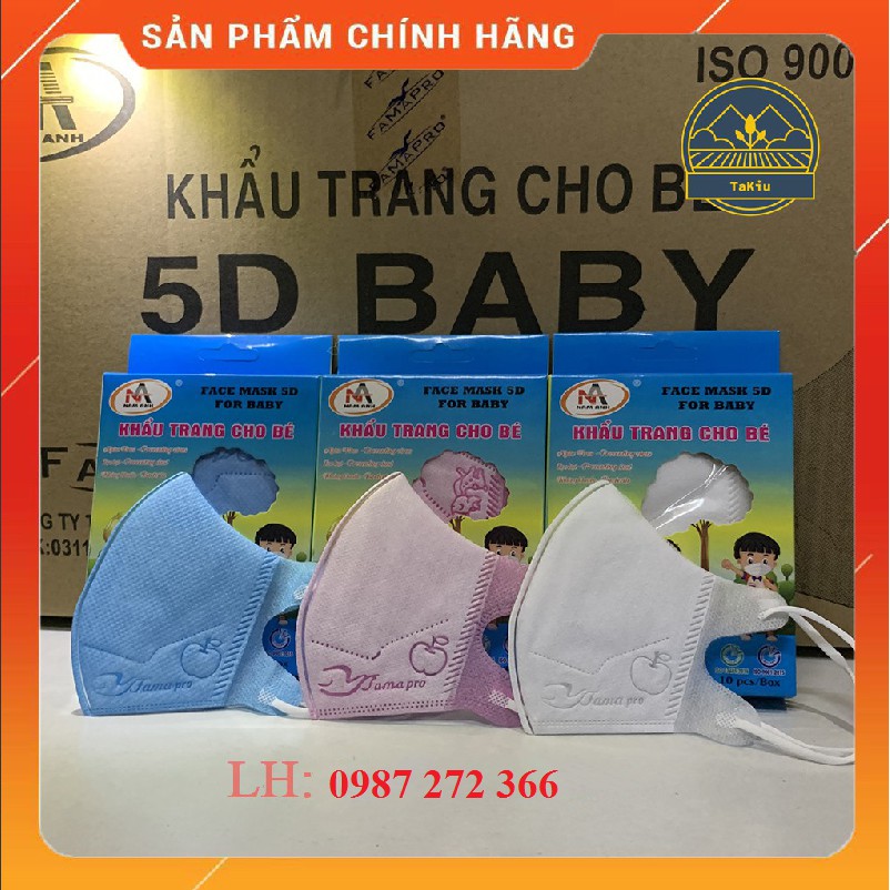 Khẩu trang trẻ em 5D Mask FAMAPRO Nam Anh - Hàng chính hãng