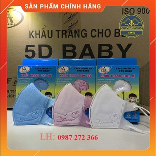 Combo 50c Khẩu trang trẻ em 5D Mask FAMAPRO Nam Anh - Hàng chính hãng