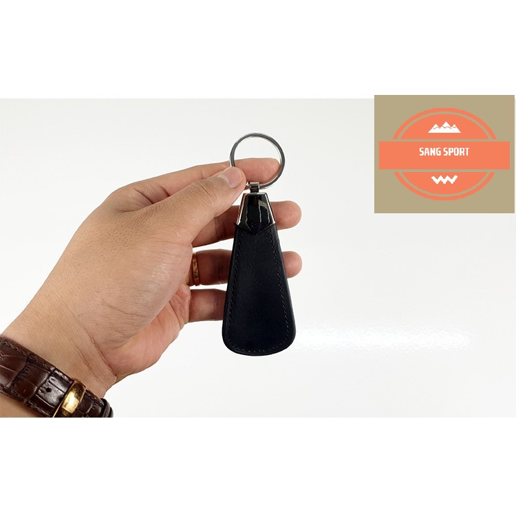 Đón gót giày thép bọc da cao cấp treo chìa khóa
