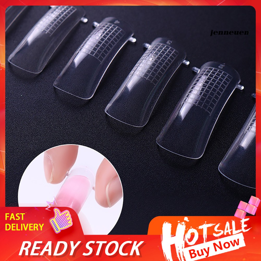 [Hàng mới về] Set 100 khuôn gel đắp móng nhanh tiện dụng