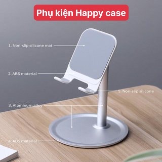 Giá đỡ, kẹp điện thoại, ipad, điện thoại K1 chân chắc chắn, giá rẻ, full hộp, đen, trắng