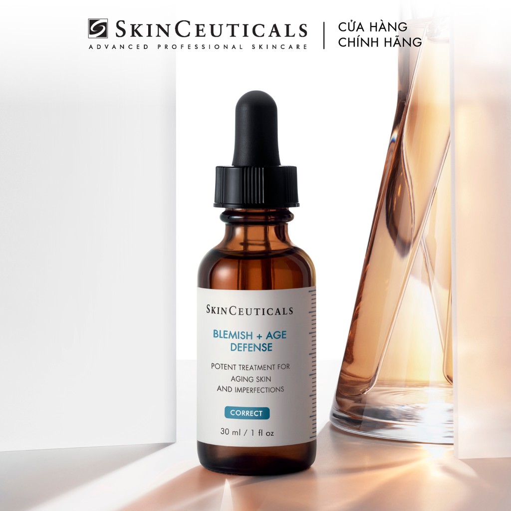 [Mã COSLUX05 giảm 120K] Skinceuticals Blemish + Age Defense giúp kiểm soát bã nhờn và ngăn ngừa hình thành mụn 30ml