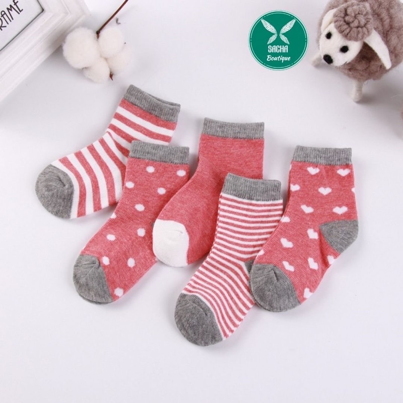 Tất cao cổ COTTON cho bé trai bé gái , vớ trẻ em mềm mại cho bé từ 1 đến 9 tuổi