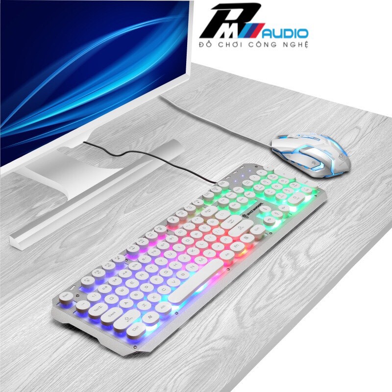 Bàn Phím Gaming SHIPADOO GK50 có led kèm chuột Chuyên Cho Các Game thủ