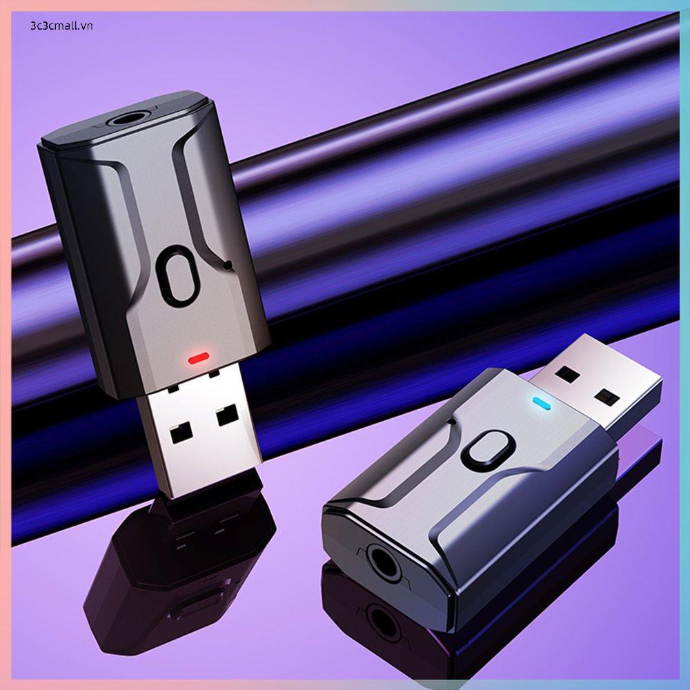 ✨chất lượng cao✨ Plug and play Audio transmitter receiver Dongle 4 in1 USB AUX Audio black Transmitter Receiver Adapter  | BigBuy360 - bigbuy360.vn