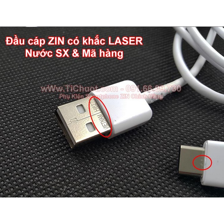 [Chính Hãng] Cáp Samsung 1.2m Type-C Nhựa Bóng Sạc Nhanh ZIN